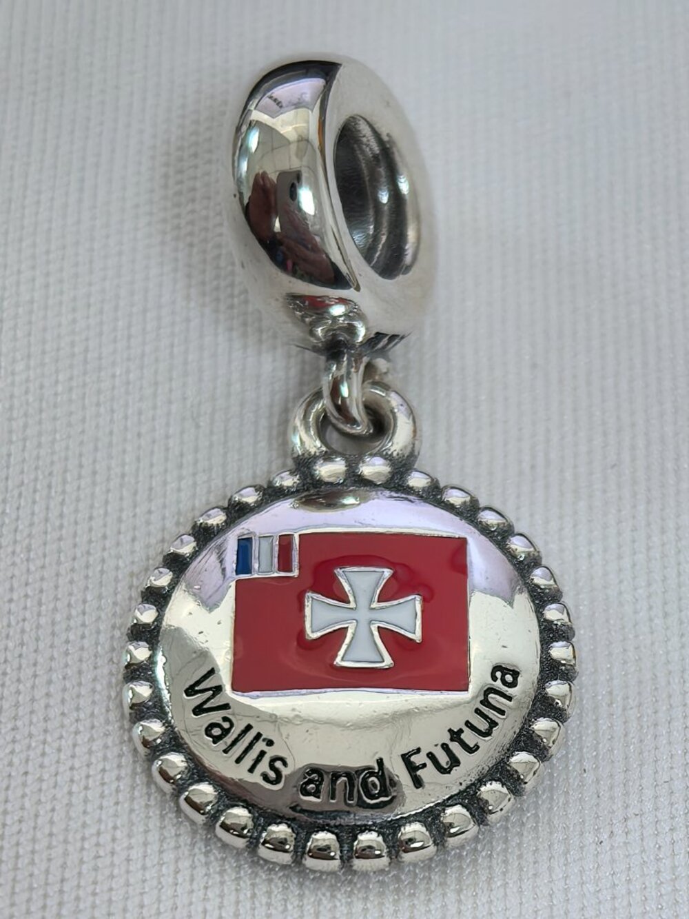 Pandora Wallis and Futuna Exclusive Dangle Charm Pendant, S925 Silver Jewelry